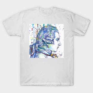 MARQUIS DE SADE watercolor and ink portrait T-Shirt